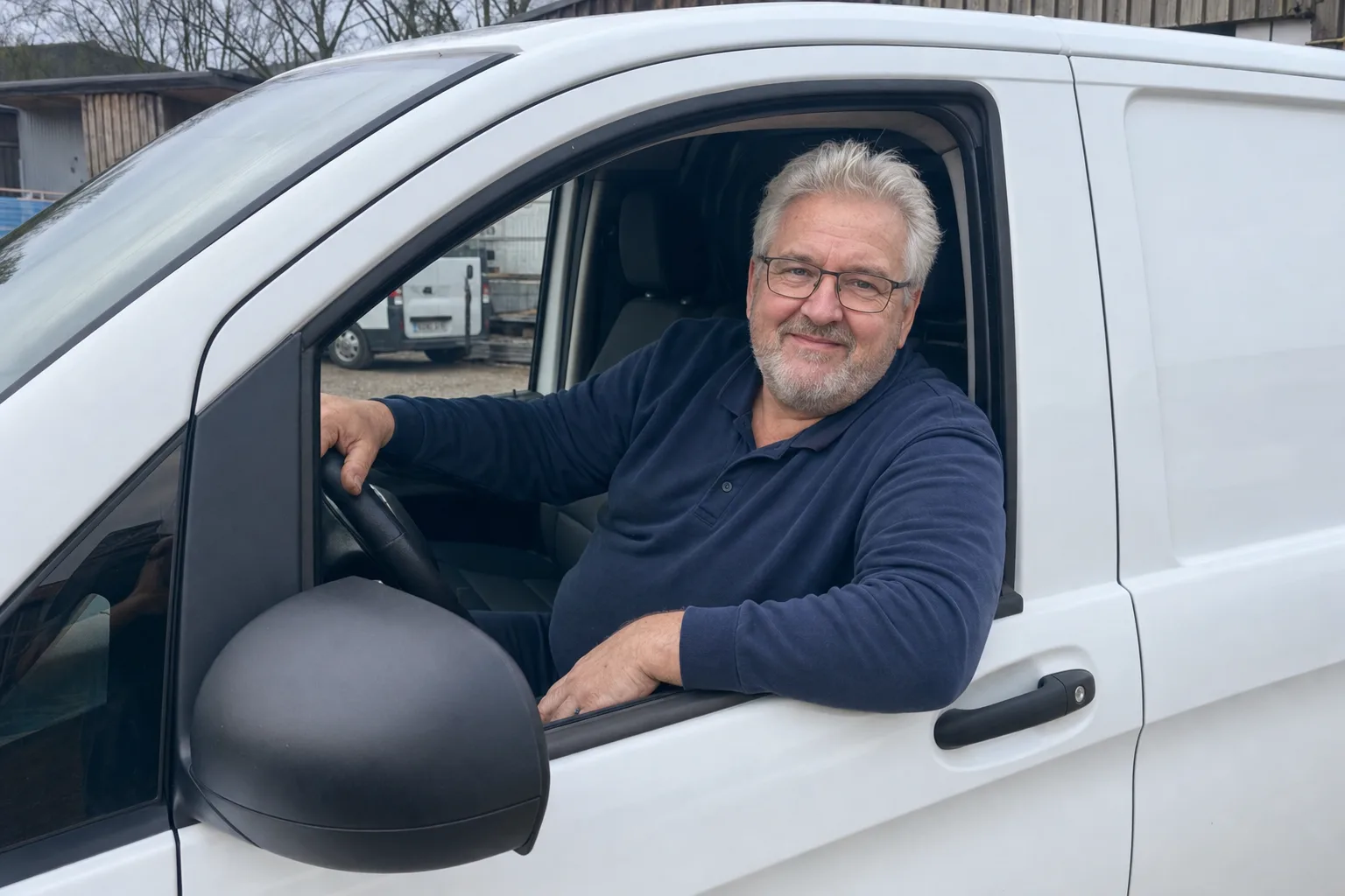 Inhaber von Kammerjäger Wagner am Servicefahrzeug